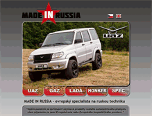 Tablet Screenshot of madeinrussia.cz